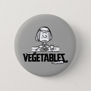 Badge Rond 5 Cm Tee - shirt   Peppermenthe Patty Hates Légumes