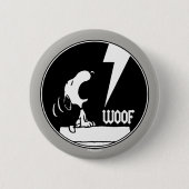 Badge Rond 5 Cm Tee - shirt | Snoopy Howling (Devant)