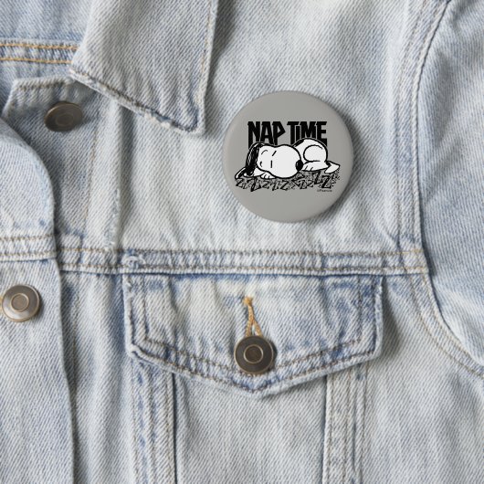 Badge Rond 5 Cm Tee - shirt | Snoopy Nap Time (En situation)