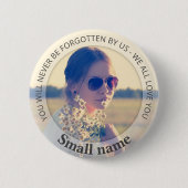 Badge Rond 5 Cm Téléchargez votre bouton photo (Devant)