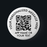 Badge Rond 5 Cm Téléchargez votre code QR Application de paiement<br><div class="desc">Partagez votre application de paiement ou votre site Web avec un bouton rond de code QR scannable personnalisé. Tout le libellé de ce modèle est simple à personnaliser ou à supprimer, et l'image peut être remplacée par votre code QR, logo ou photo. Les couleurs et les styles de police sont...</div>
