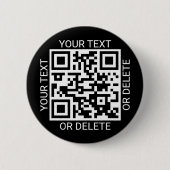 Badge Rond 5 Cm Téléchargez votre code QR Site Web moderne ou appl (Devant)
