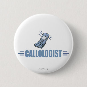 Badge Rond 5 Cm Téléphone cellulaire humoristique