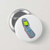 Badge Rond 5 Cm Téléphone portable (Devant & derrière)