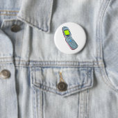 Badge Rond 5 Cm Téléphone portable (En situation)