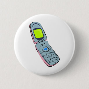 Badge Rond 5 Cm Téléphone portable