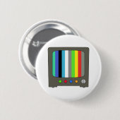 Badge Rond 5 Cm télévision (Devant & derrière)