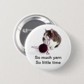 Badge Rond 5 Cm Tellement fil tellement peu d'heure (Devant & derrière)