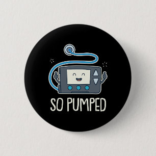 Badge Rond 5 Cm Tellement Pompé I Insuline Pompe Diabétique Type 1