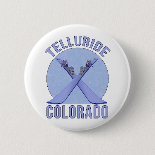 Badge Rond 5 Cm Telluride, Colorado (Devant)