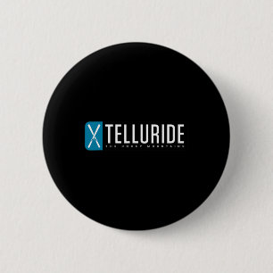 Badge Rond 5 Cm Telluride Colorado Ski de montagne