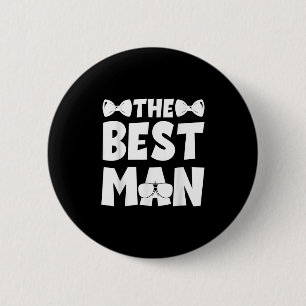 Badge Rond 5 Cm Témoignage de mariage Garçons d'honneur Drôle de c