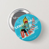 Badge Rond 5 Cm Temps d'aventure | Attaque au citron "INACCEPTABLE (Devant & derrière)