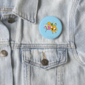 Badge Rond 5 Cm Temps d'aventure | Lady, Bubblegum, Finn & Jake (En situation)