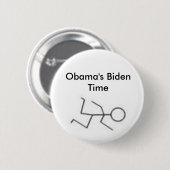 Badge Rond 5 Cm Temps de Biden d'Obama (Devant & derrière)