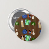 Badge Rond 5 Cm Temps de bowling ! (Devant & derrière)
