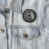 Badge Rond 5 Cm Temps et espace surprenant (En situation)