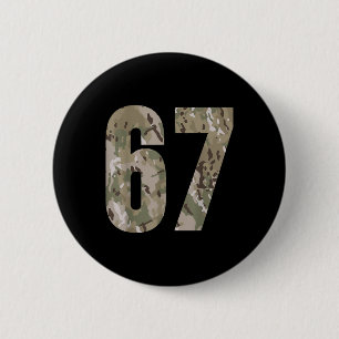 Badge Rond 5 Cm Tendance Gen Alpha Six Seven 6 7 Meme Cam Multi Ca