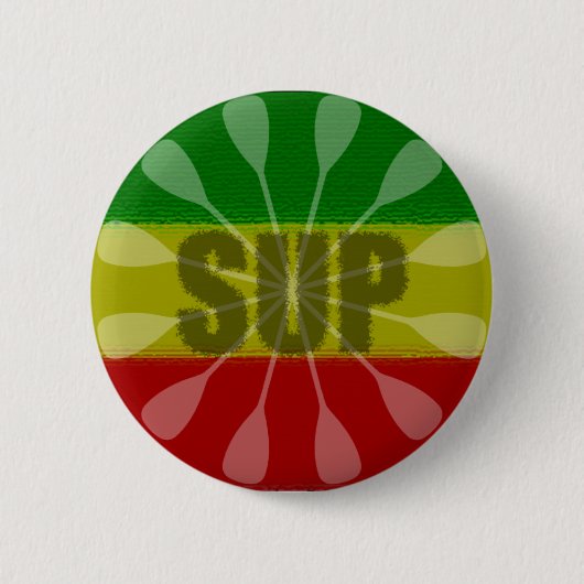 Badge Rond 5 Cm Tenez-vous barbotant, pirouette de palette (Devant)