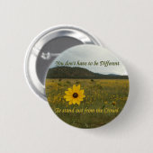 Badge Rond 5 Cm Tenez-vous de la foule (Devant & derrière)