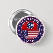 Badge Rond 5 Cm Tennessee (Devant & derrière)