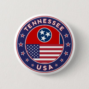 Badge Rond 5 Cm Tennessee