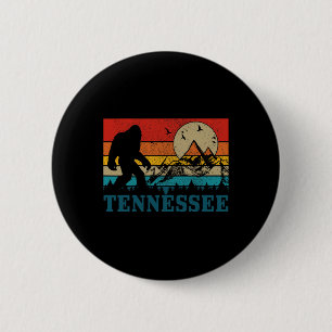 Badge Rond 5 Cm Tennessee Bigfoot Montagnes Vintage Nashville Hiki