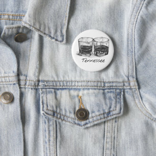 Badge Rond 5 Cm Tennessee Whiskey