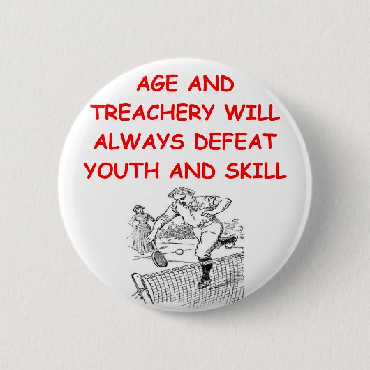 Badge Rond 5 Cm tennis (Devant)