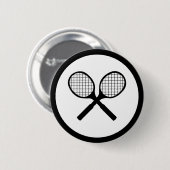 Badge Rond 5 Cm Tennis (Devant & derrière)
