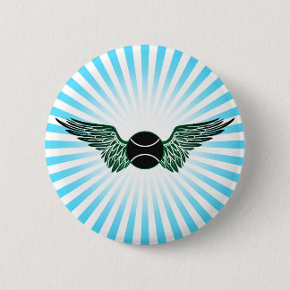 Badge Rond 5 Cm tennis. aile.
