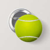 Badge Rond 5 Cm Tennis Ball Sports (Devant & derrière)