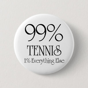 Badge Rond 5 Cm Tennis de 99%