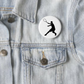 Badge Rond 5 Cm Tennis personnalisé (En situation)
