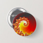 Badge Rond 5 Cm Tentacle flamand - Art fractal (Devant & derrière)