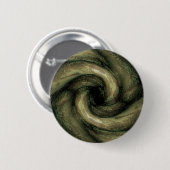 Badge Rond 5 Cm tentacules de monstre vert (Devant & derrière)
