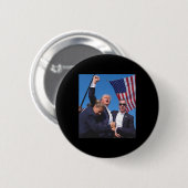 Badge Rond 5 Cm Tentative d'initiation de Trump (Devant & derrière)