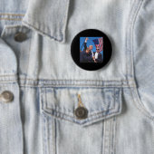 Badge Rond 5 Cm Tentative d'initiation de Trump (En situation)