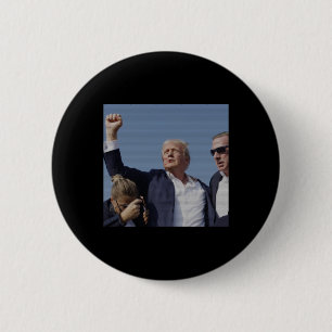 Badge Rond 5 Cm Tentative d'initiation de Trump - Le rallye de Tru