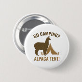Badge Rond 5 Cm Tente Alpaca (Devant & derrière)