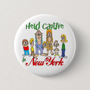 Badge Rond 5 Cm Tenu captif à New York
