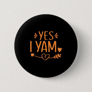 Badge Rond 5 Cm Tenue de couple assortie pour Thanksgiving Sweet T