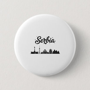 Badge Rond 5 Cm Tenues de vacances de voyage de la vue panoramique
