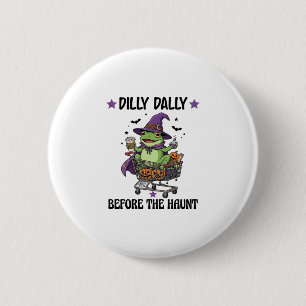 Badge Rond 5 Cm Tergiverser Avant La Grenouille Fantôme Shopping C
