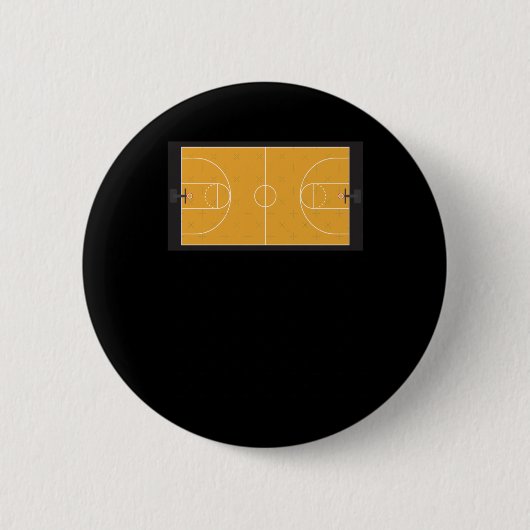 Badge Rond 5 Cm terrain de basket-ball (Devant)