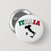 Badge Rond 5 Cm Terre de l'Italie (Devant & derrière)