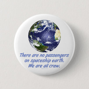 Badge Rond 5 Cm Terre, environnement