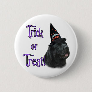 Badge Rond 5 Cm Terre-Neuve (noir) Trick