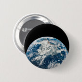 Badge Rond 5 Cm Terre Tirée De L'Aollo 8 Spacecraft. (Devant & derrière)