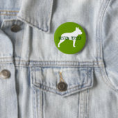 Badge Rond 5 Cm Terrier de Boston (En situation)